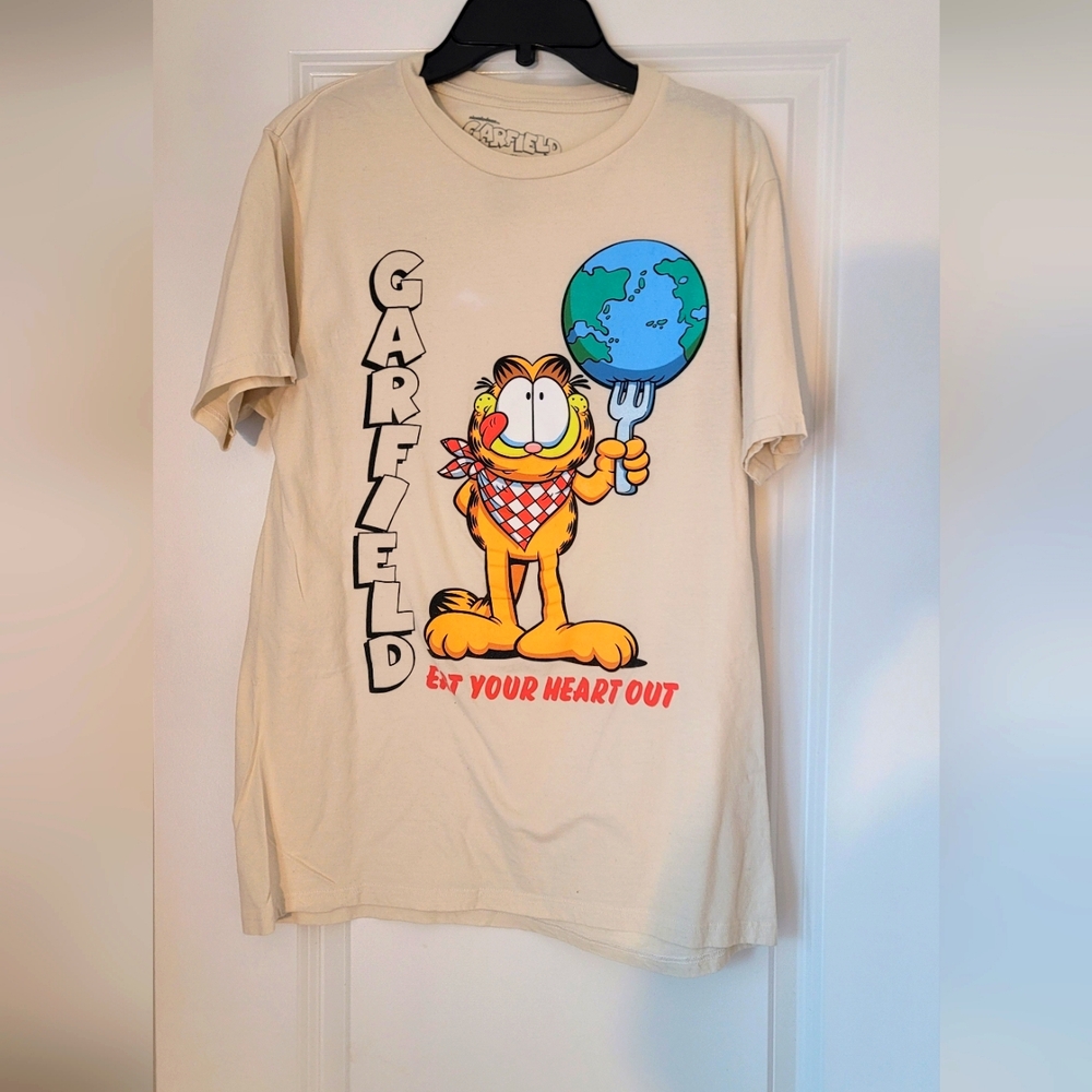 Garfield Kids T-Shirt in Cream